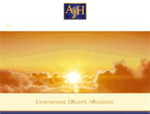 Tablet Screenshot of ajhlaw.com